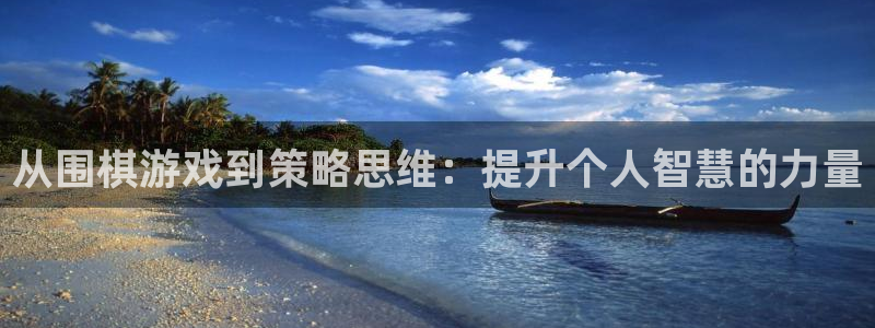 从围棋游戏到策略思维：提升个人智慧的力量